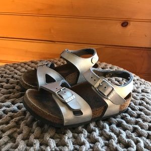 Silver Birkenstock’s